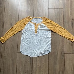 American Eagle Baseball Henley